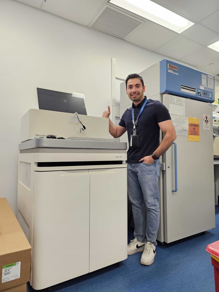 Mehdi and his best friend – the NovaSeq 6000